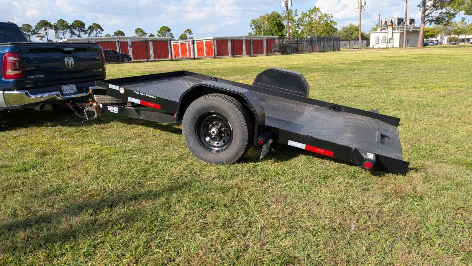 Top Hat tilt trailer tilted deck Houston TX