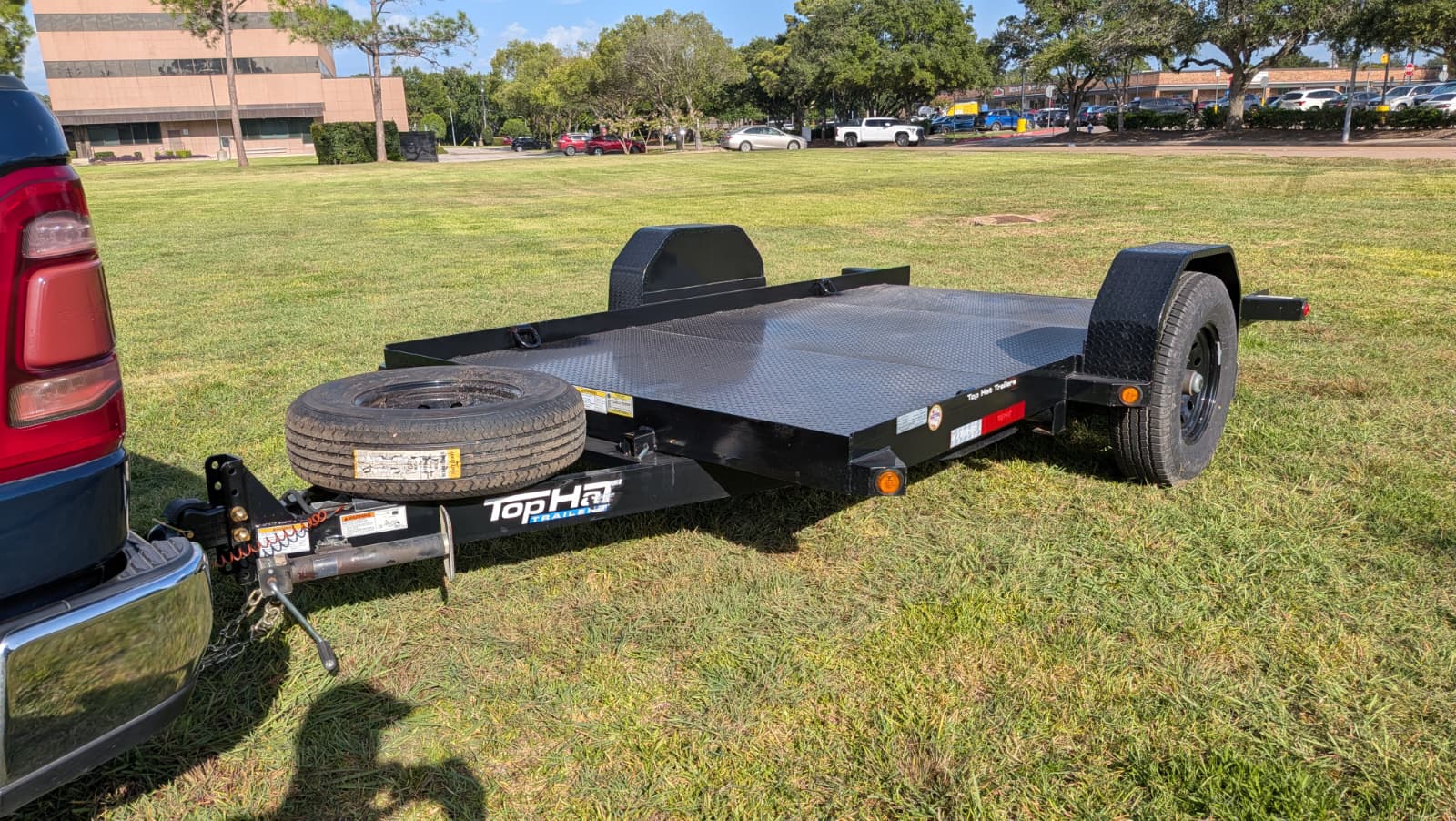 12ft tilt scissor lift trailer Houston TX